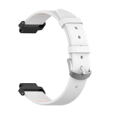 Ægte læderarmbånd med skruetrækkere Hvid Garmin Forerunner 220/230/235/630/620/735XT, Garmin Approach S20/S5/ S6