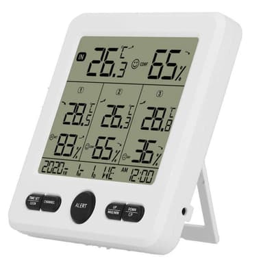 Trådløst termometer og indendørs/udendørs hygrometer