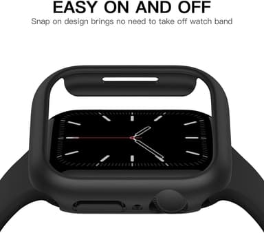 Apple Watch 7/8 (45 mm) beskyttende etui Sort