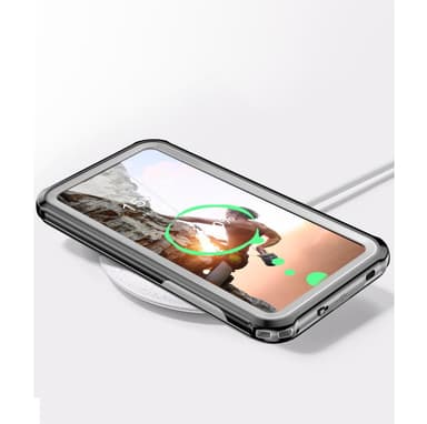 Samsung Galaxy S22 Ultra vandtæt mobilcover Sort/Grå