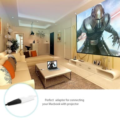 Mini DP DisplayPort till HDMI kompatibel adapter FullHD