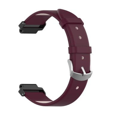 Ægte læderarmbånd med skruetrækkere Fuchsia Garmin Forerunner 220/230/235/630/620/735XT, Garmin Approach S20/S5/ S6