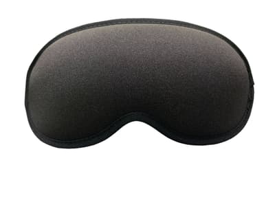 3D Lättvikt No Falling off Sleep Blocking Light Sleep Mask Eye Mask Sort