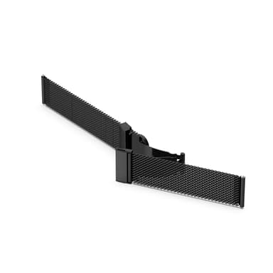 INF Garmin VivoActive 3 / Move / Forerunner (20 mm) armbånd Rustfrit stål Sort