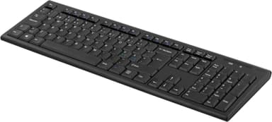 deltaco Wireless keyboard Nordic USB nanoreceiver 10m range black
