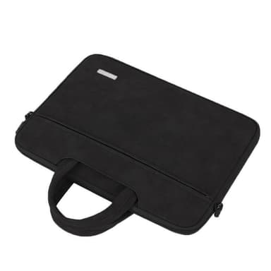 Laptopväska med ficka och rem för 11'' laptop Svart