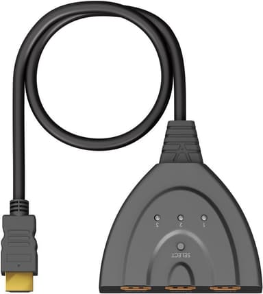 Goobay Manuel HDMI™ switch box 3 til 1 (4K   30 Hz)