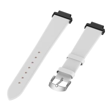 Ægte læderarmbånd med skruetrækkere Hvid Garmin Forerunner 220/230/235/630/620/735XT, Garmin Approach S20/S5/ S6