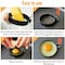 Ægge-ring & Omelet form 4-pak Rustfrit stål / Silikone