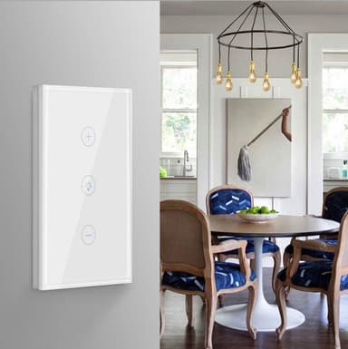 WiFi switch 2,6 GHz med lysdæmper Hvid