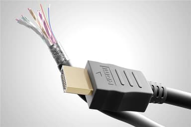 High-speed HDMI™ 270°-kabel med Ethernet