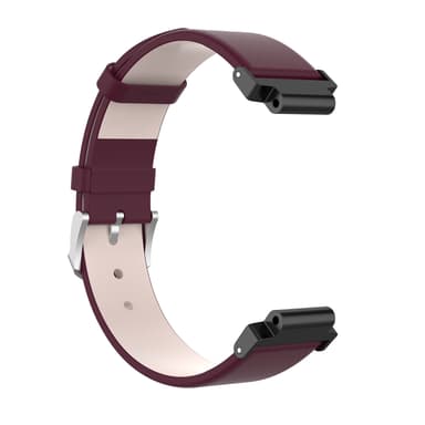 Ægte læderarmbånd med skruetrækkere Fuchsia Garmin Forerunner 220/230/235/630/620/735XT, Garmin Approach S20/S5/ S6