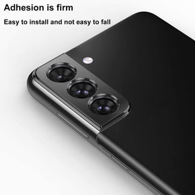 INF Samsung S21 Plus objektivdæksel aluminiumslegering Sort