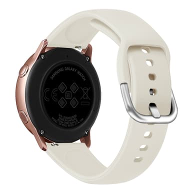 INF Urrem silikone Hvid 22 mm Huawei GT1/2 Gen, Samsung Watch 3 45mm, Samsung watch 46mm, Samsung Gear S3 Classical/Frontie, Huawei Watch GT/GT 2 46mm