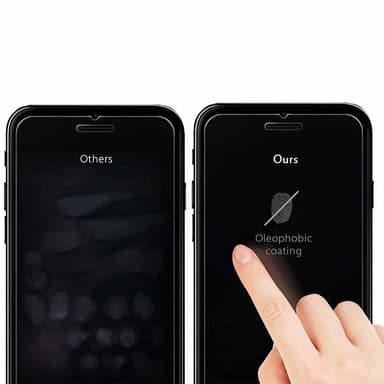 Skærmbeskytter iPhone 8 Hærdet glas Transparent 2-pak