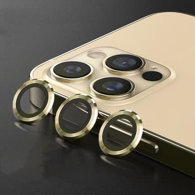 Linsecover iPhone 13 Pro / 13 Pro Max 3-pak guld