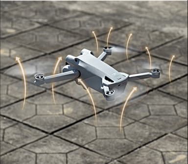 Erstatnings drone propeller støjsvag letvægts 1 par Guld DJI Mini 3 Pro