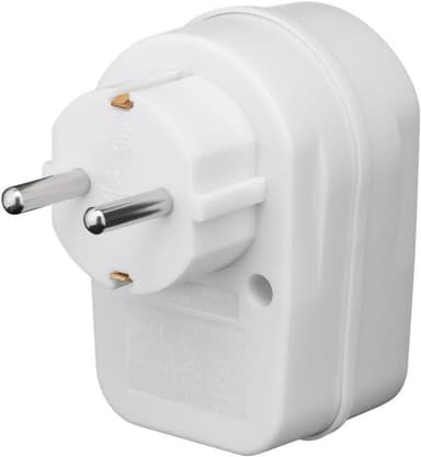 Adapter för uttag med överspänningsskydd