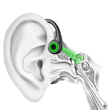 Benledning trådlösa hörlurar hörlurar Bluetooth 5.3 IPX5