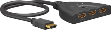 Goobay Manuel HDMI™ switch box 3 til 1 (4K   30 Hz)