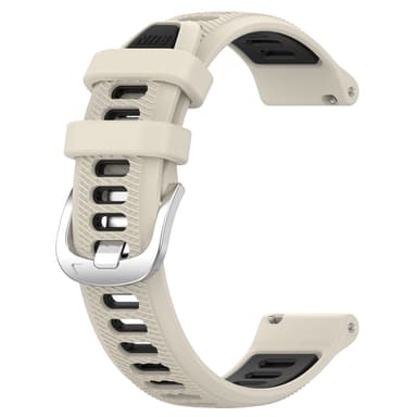 Urrem silikone Cremefarvet Garmin Forerunner 265S / 255S Music / 255S / Venu 2S / Vivomove 3S / Vivoactive 4S
