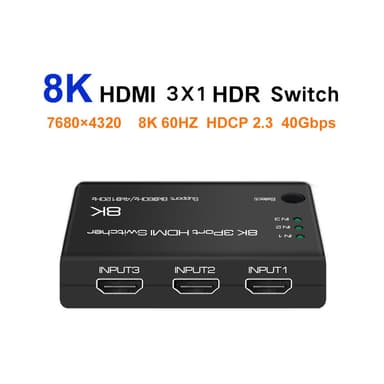 HDMI 3-In-1-Out Switcher Sort