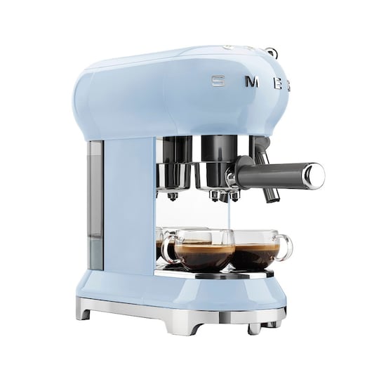 Smeg 50 s style espressomaskine ECF01 - blå