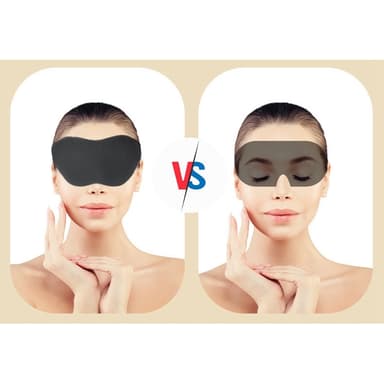 Ultramjuk sovmask Sort