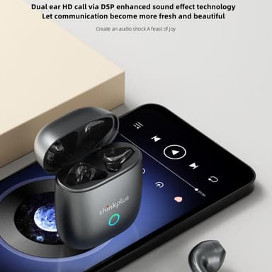 LENOVO LP50 Bluetooth-hovedtelefon BT5.3 støjreduktion HiFi