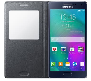 Samsung S View flip cover til Galaxy A5 - sort