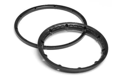 HPI Heavy Duty Wheel Bead Lock Rings (Black/For 2 Whl)
