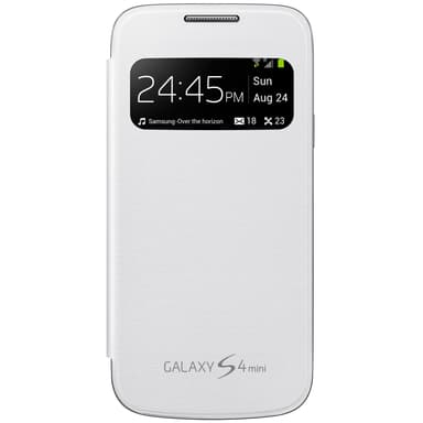 Samsung S-View Flip Cover Galaxy S4 mini (hvidt)