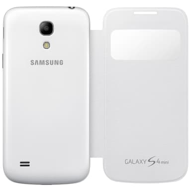 Samsung S-View Flip Cover Galaxy S4 mini (hvidt)