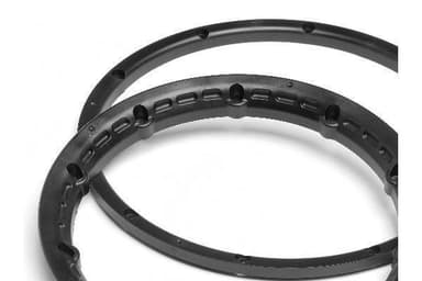 HPI Heavy Duty Wheel Bead Lock Rings (Black/For 2 Whl)