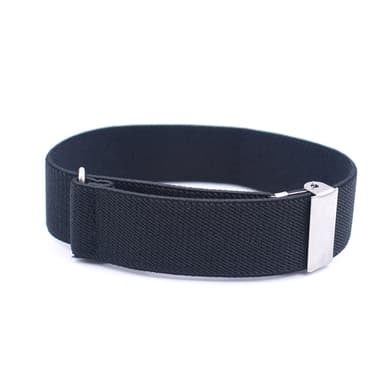 INF Armbånd skjorte strømpebånd skjorteholder 2-pak Sort 2.5 cm