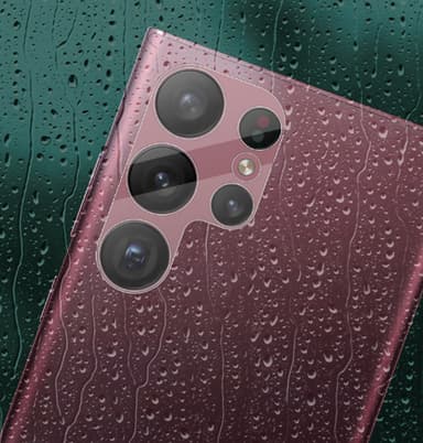 Samsung Galaxy S22 / S22 Plus telefon kamera linsebeskytter 2-pak Gennemsigtig
