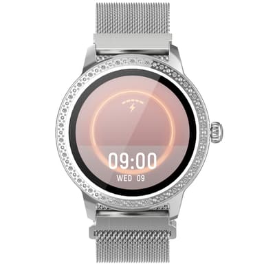 SW-360S Smartklocka med hjärtfrekvens-sensor Silver