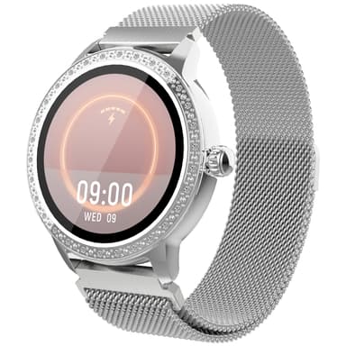 SW-360S Smartklocka med hjärtfrekvens-sensor Silver