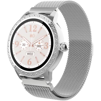 SW-360S Smartklocka med hjärtfrekvens-sensor Silver
