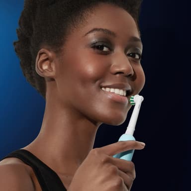 Oral-B Pro 1 duo pak elektriske tandbørster 915016 (sort/turkis)