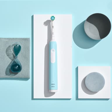 Oral-B Pro 1 duo pak elektriske tandbørster 915016 (sort/turkis)
