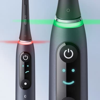 Oral-B iO9 Duo series elektrisk tandbørste 449072 (sort onyx/rosenkvarts)