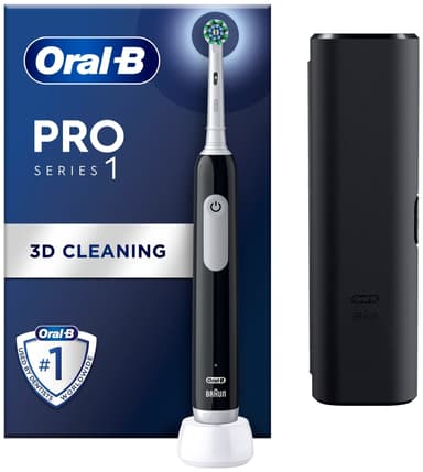 Oral-B Pro 1 elektrisk tandbørste 914170 (sort) thumbnail