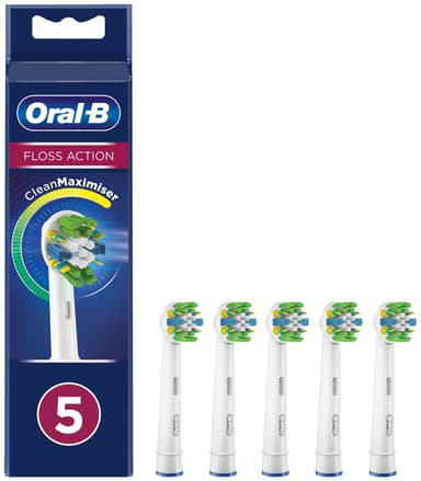 13: Oral-B Tandbørstehoveder Floss Action Børstehoved, 5 stk.