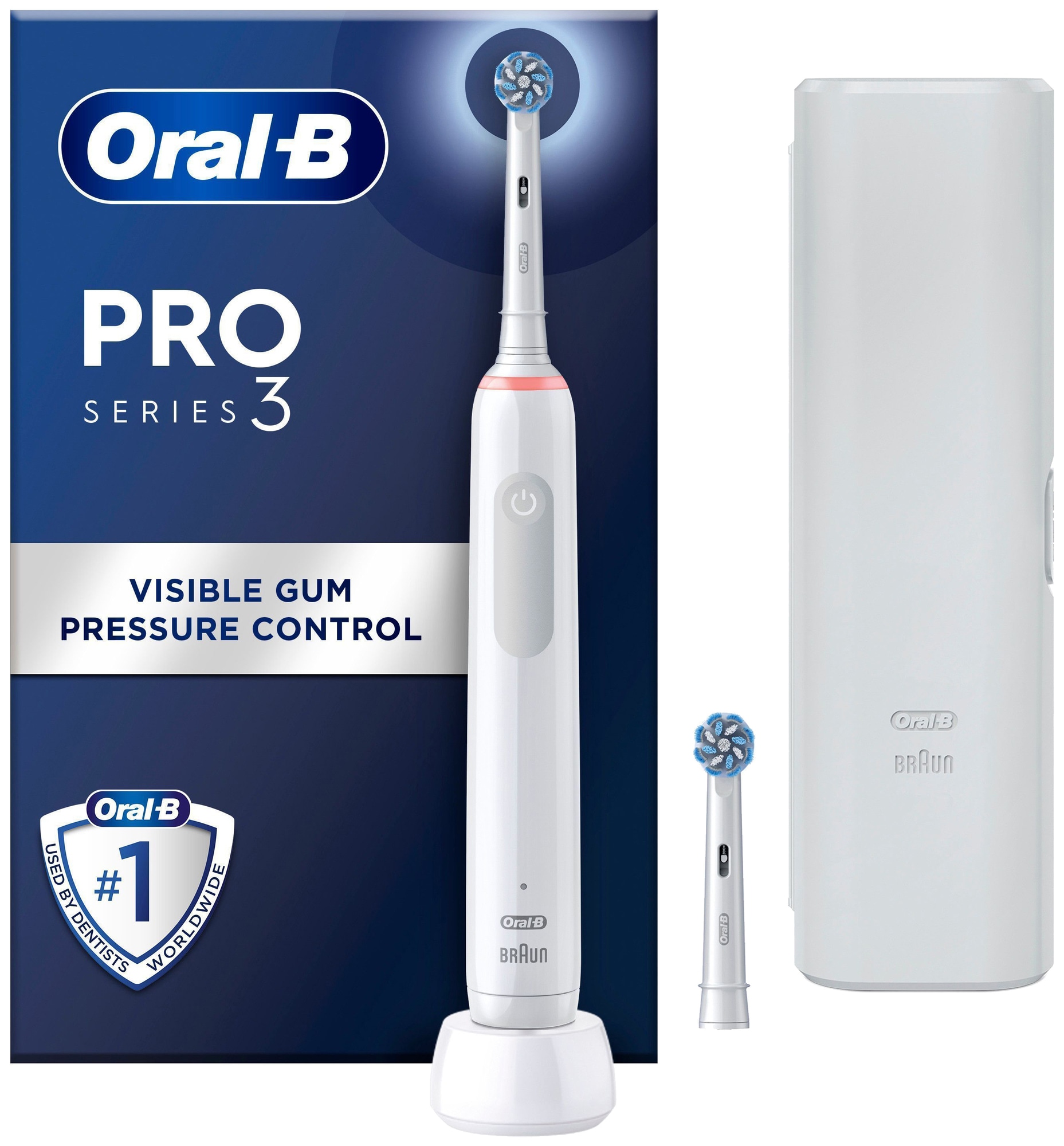 Oral-B Pro 3 elektriske tandbørste 759929 (hvid)