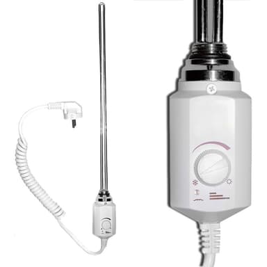 Håndklæderadiator med opvarmning element 300 W ECD Germany model Sahara 400 x