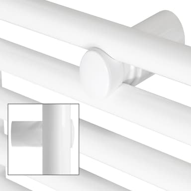 Håndklæderadiator 900 W Sahara 300 x 1800 mm hvid, sidetilslutning