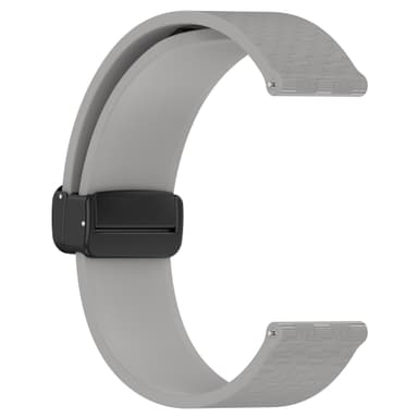 Urrem til 22 mm Garmin/Huawei/Samsung Galaxy Watch Silikone Grå