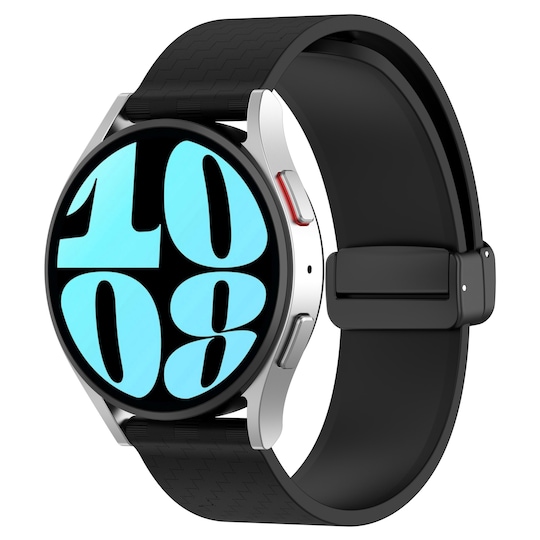 INF Urrem til 22 mm Garmin/Huawei/Samsung Galaxy Watch Silikone Sort 12.5*8.8*2.2CM