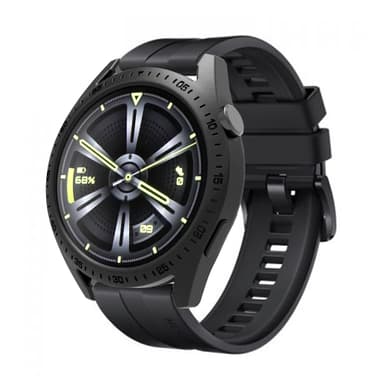 46 mm silikone beskyttende urkasse til Huawei Watch GT 3 Sort